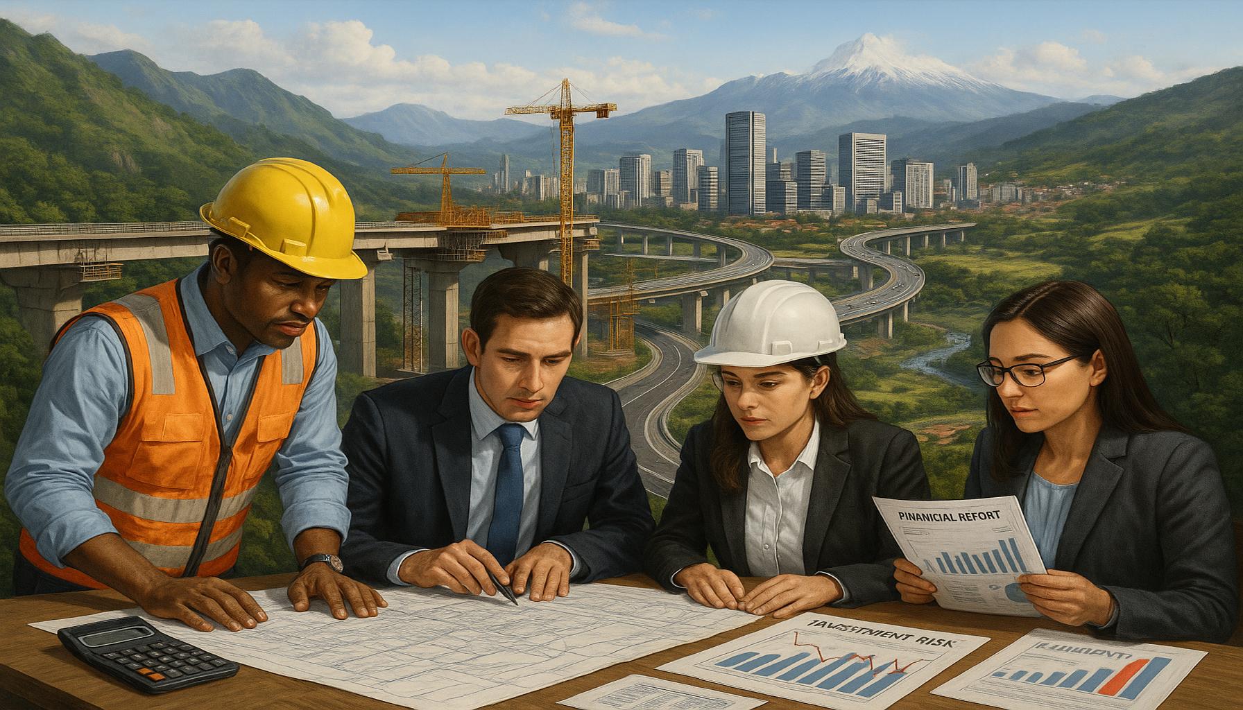 Análisis de riesgos financieros en proyectos de infraestructura en Colombia