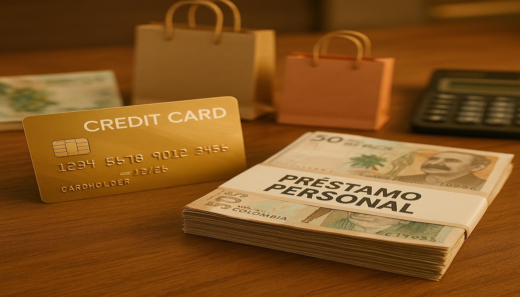 ¿Tarjeta de crédito o préstamo personal: cuál es la mejor opción para financiar tus compras en Colombia?