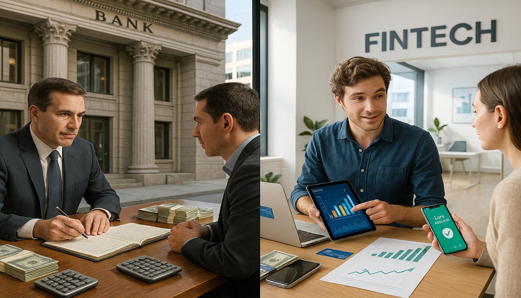 Comparison between traditional banks and fintechs: who offers better credit conditions?